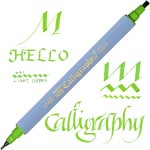 Kuretake ZIG Calligraphy II 2mm & 3,5mm 041 LIGHT GREEN TC-3100/041