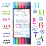 Kuretake ZIG Calligraphy II 2mm & 3,5mm Zestaw 6 kolorów TC-3100/V6