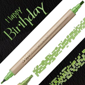 Kuretake ZIG Calligraphy Metallic Colours 128 LIGHT GREEN MS-8400/128