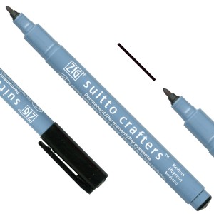 Kuretake Suitto Crafters MEDIUM - BLACK - SC-100/010