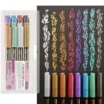 KURETAKE ZIG FUDEBIYORI METALLIC SET OF 8 PENS