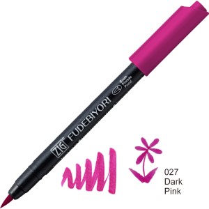 KURETAKE ZIG FUDEBIYORI  027 DARK PINK CBK-55N/027