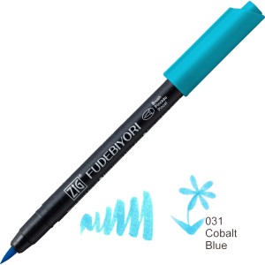 KURETAKE ZIG FUDEBIYORI  031 COBALT BLUE CBK-55N/031
