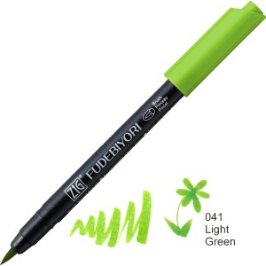 KURETAKE ZIG FUDEBIYORI  041 LIGHT GREEN CBK-55N/041