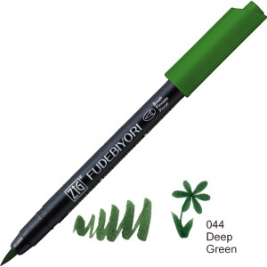 KURETAKE ZIG FUDEBIYORI  044 DEEP GREEN CBK-55N/044