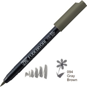 KURETAKE ZIG FUDEBIYORI  094 GRAY BROWN CBK-55N/094