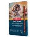 0700671 Derwent Drawing Pencils 12 Tin - Side View.JPG