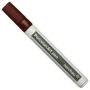 Nerchau Porcelain Art Pen 430610 BROWN