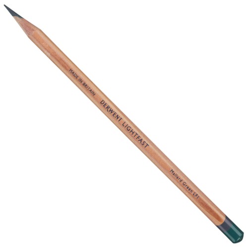 Derwent Lightfast kredka artystyczna 4711 MALLARD GREEN 2302682 kredka ukos.JPG