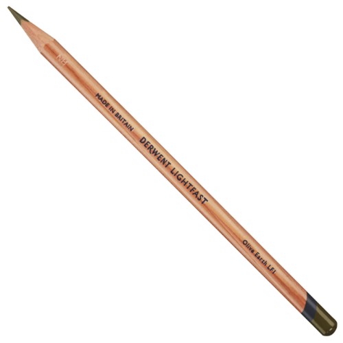Derwent Lightfast kredka artystyczna 5015 OLIVE EARTH 2302692 kredka ukos.JPG