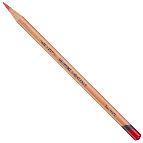 Derwent Lightfast kredka artystyczna 3905 SCARLET 2302655 kredka ukos.JPG