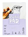 SMLTArt Studio Pad SKETCH A4 100gsm 50ark ES-50(100)/STD/FSC