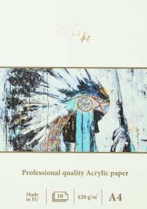SMLT BLOK DO AKRYLU A4  420G 10 ARK TS-10(420)/PRO/FSC