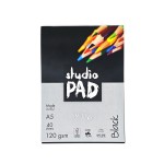 SMLTArt Studio Pad BLACK A5 120gsm 40ark 5PS-40(120)/BLACK/STD/FSC