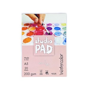 SMLTArt Studio Pad WATERCOLOR A5 200gsm 20ark  5AS-20(200)/STD/FSC