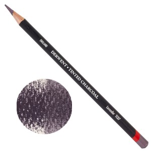 Derwent Tinted Charcoal Kolorowy węgiel w kredce TC07 LAVENDER 2301671