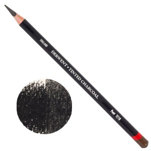 Derwent Tinted Charcoal Kolorowy węgiel w kredce TC18 PEAT 2301682