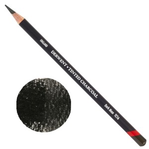 Derwent Tinted Charcoal Kolorowy węgiel w kredce TC16 DARK MOSS 2301680