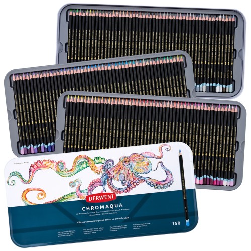 Chromaqua Pencils 150 Tin Front Open.jpg
