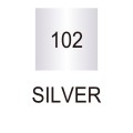 Kuretake Zig Clean Color Dot Metallic 102 Silver kolor.jpg