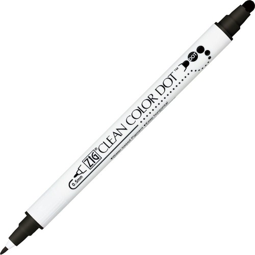 Kuretake Zig Clean Color Dot 010 Black.jpg