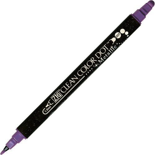 Kuretake Zig Clean Color Dot Metallic 124 Violet.jpg