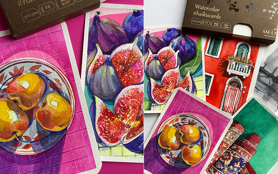 SMLTArt Haiku Cards inspiration by Aynur Nabizadeh @an_type_illustration