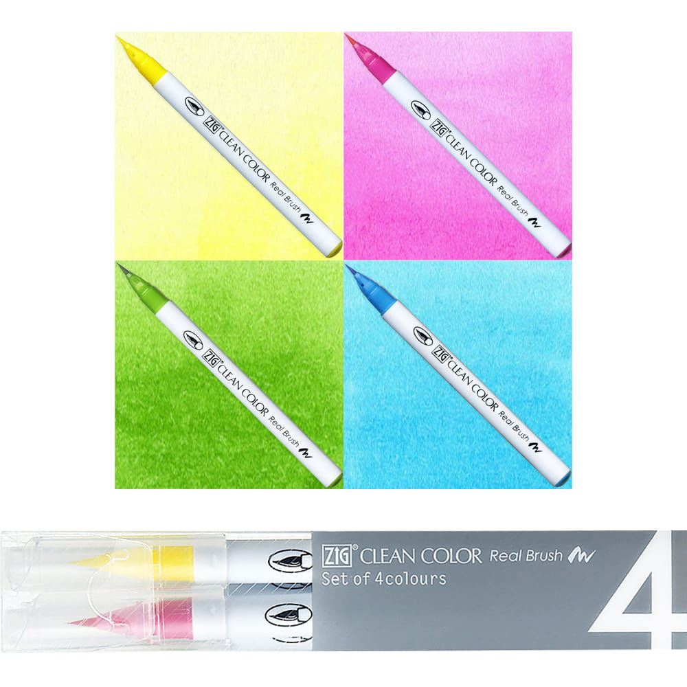 Kuretake Fudegokochi Brush Pen - Regular - Black – Ink & Lead